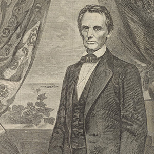 Hon. Abraham Lincoln, Born in Kentucky, February 12, 1809