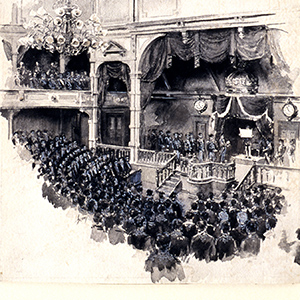 Opening Scene of Japanese Parliament