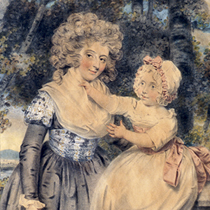 Lady Haggerston and Her Daughter