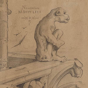 A Chimera of Notre Dame, Paris