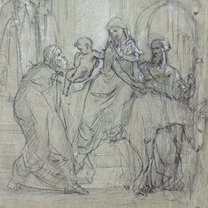 Saint Simeon Receiving the Christ Child from the Virgin Mary: Nunc Dimittis