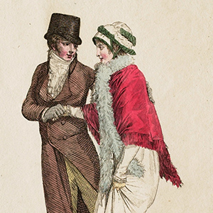 The Fearful Schoolgirl (Fichu with tapering. Palatine) (L'ecolière craintive (Fichu avec éfilé. Palatine))