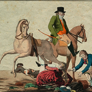L'Elégance parisienne, No. 2: Le Désagrément d'aller à cheval