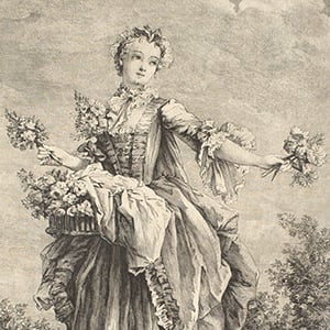 The Gallant Flowergirl (La bouquetière galante)