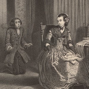 Rousseau and Madame Basile (Rousseau et Madame Basile)