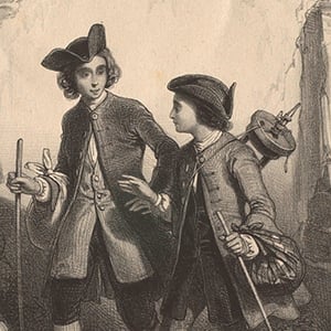 Rousseau and his friend Bacle (Rousseau et son ami Bacle)