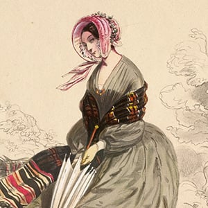 L'Artiste: Physiognomy of Fashions. Country Clothes. September. 1840 (Physionomie des Modes. Toilette de Campagne. Septembre. 1840)