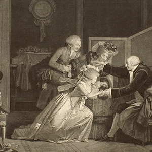 The Paternal Blessing, or, the Departure of the Bride (La bénédiction paternelle, ou, Le départ de la mariée)