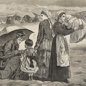 On the Beach at Long Branch—The Children's Hour