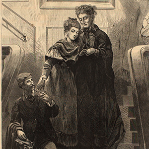 An Invalid Going South for the Winter—Scene on Board a Southern-Bound Steamer from New York