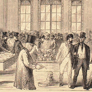Interior of the New York Produce Exchange