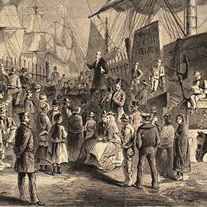 Along the New York Docks—Preaching in the Open Air