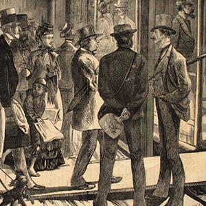 The Summer Exodus—Leaving by Steamboat