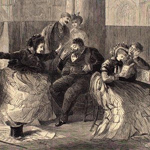 Sacred Opera—Behind the Choir Curtain during the Sermon