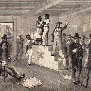 A Slave Auction in Virginia