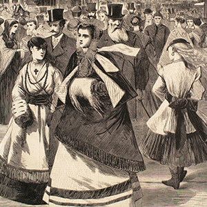Broadway, February, 1868