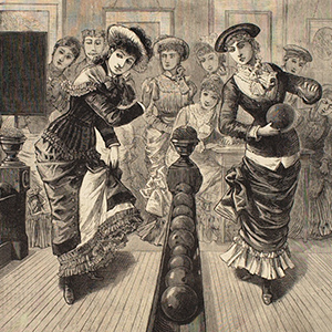 Bowling as a Fashionable Ladies' Amusement: The Deciding Shot