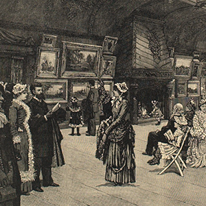Opening of the American Art Galleries, Madison Square, New York