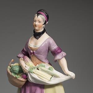 Statuette: Vegetable Vendor