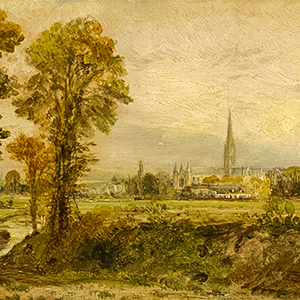 Distant View of Salisbury Cathedral