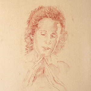 Study for the Head of the Madonna of Port Lligat
