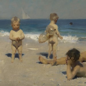Neapolitan Children Bathing