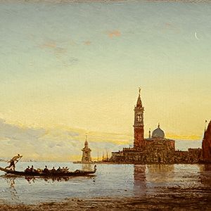 The Grand Canal, Venice (Gondola before San Giorgio)