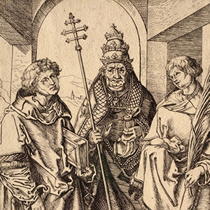 Saints Stephen, Sixtus and Lawrence