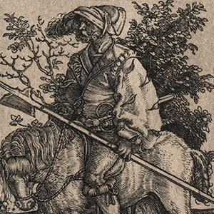 Halbardier on Horseback