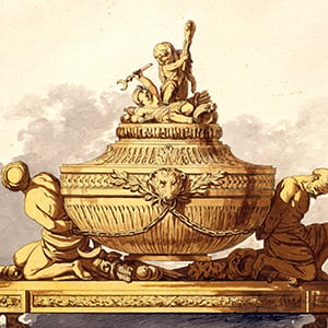 Design for an Epergne with Figures Representing Russia Triumphing over the Turks