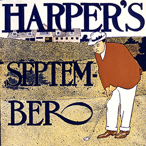 Man Playing Golf, September Harper's