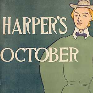Woman in a Green Dress, October Harper's