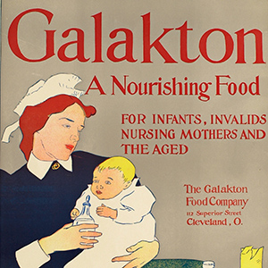 Galakton Advertisement, Nurse Feeding a Baby