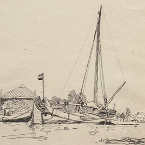 The Moored Boat (La barque amarée)