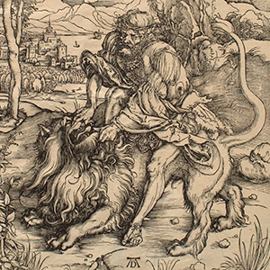 Samson Fighting with the Lion