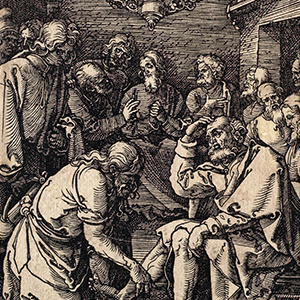 The Little Passion: Christ Washing the Feet of the Disciples