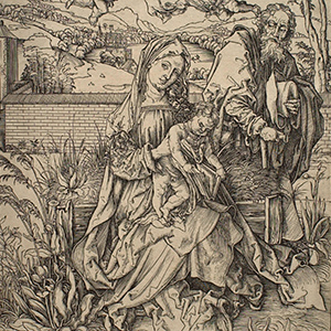 The Holy Family with the Three Hares
