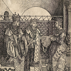 The Betrothal of Philip the Fair and Joan of Castile (Arch fragment)