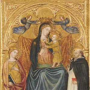 The Virgin and Child with Saint Dominic, Saint Catherine, and Donor