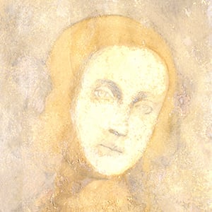 Possibly Marguerite de Gas or a copy of an Italian 15th Century drawing