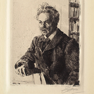 Portrait of August Strindberg