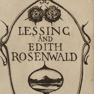 Bookplate of Lessing and Edith Rosenwald