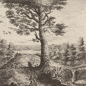 Landscape with Two Figures in Foreground