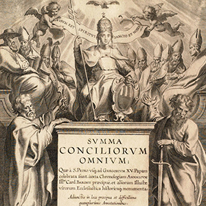 Frontispiece for Longo a Coriolano, Summa of the Councils, Antwerp