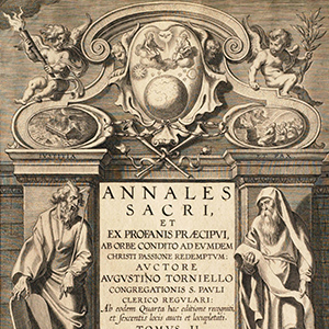Frontispiece for Torniellus, Sacred Annals, Antwerp