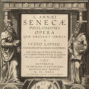 Frontispiece for Seneca, Philosophical Works, 4th ed.