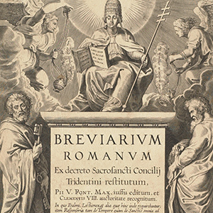Frontispiece for the Brevarium Romanum, Antwerp, 1628