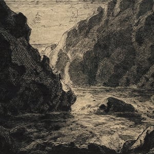 A Cove with Rocky Cliffs