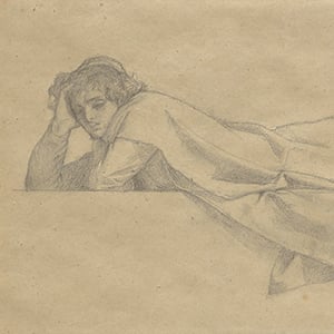 Study for "Le Poète Florentin"