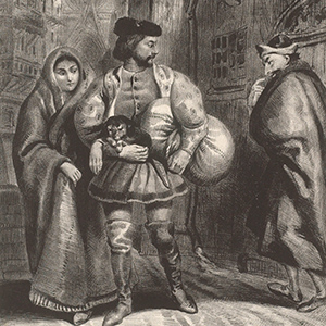 Illustration for "The Fair Maid of Perth" by Walter Scott, ch. 12